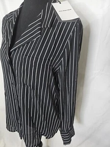 Who What Wear schwarz gestreift Damen Gr. L - Bild 1 von 6