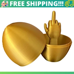 Middle Finger Easter Egg Adult Easter Gift Basket Stuffers Gag Gift - Picture 1 of 7