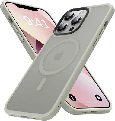 Funda Mag Safe a prueba de golpes para iPhone 17 16 15 14 13 12 Pro Max Air Frost Foto 1 de 4