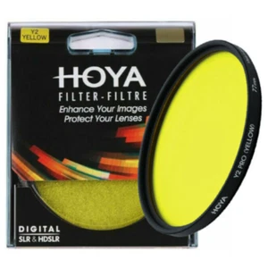 Filtro amarillo original Hoya 49 mm Y2 Pro. Vidrio multicapa. Hecho en Japón. - Imagen 1 de 13