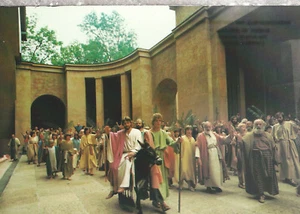Jesus entry into Jerusalem Passionsspiele 1984 Oberammergau Postcard 32018 - Picture 1 of 2