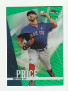 2017 Topps Finest David Price Green Refractor /99 Boston Red Sox Karte #31 - Bild 1 von 2