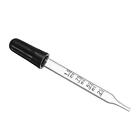 Eye Dropper, 1pcs 1ml Straight Tip Graduated Dropper with Bulb Tube, Clear