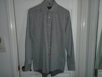 Donald J. Trump Signature Collection Striped Shirt Size 15 1/2 - Image 1 of 2