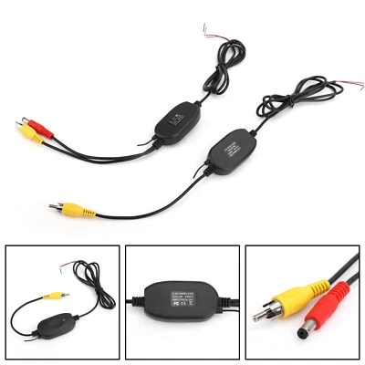 🔥2.4GHz Wireless Video Transmitter and Receiver For Vehicle Backup/Front Camera - Image 1 of 4