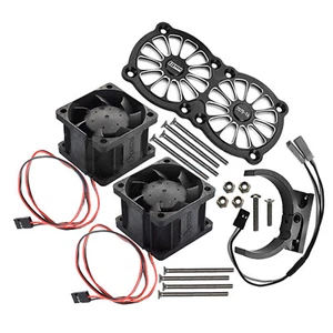 Dual High-speed Cooling Fan+Adjustable Bracket for ARRMA 1/5KATON/OUTCAST 6S/8S - Picture 1 of 10
