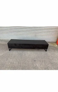 Made.com Kilby Wide Tv Media Unit in Black. RRP £379 - Picture 1 of 7