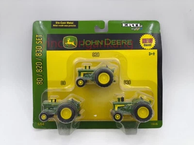 2005 ERTL BRITAINS 1/64 John Deere 80, 820 & 830 3 Piece Die-Cast Set - Image 1 of 4