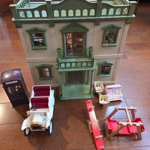 Casa urbana rara, descontinuada Sylvanian Families rara Showa Maple Town Story - Imagen 1 de 20