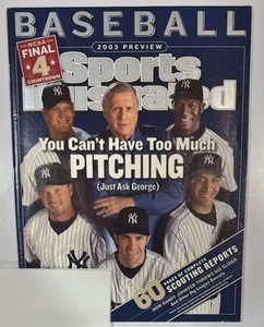 Sports Illustrated Baseball 2003 Preview NY Yankees Cover - Preowned - Picture 1 of 2