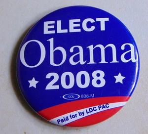 Barack Obama 2008 campaign pin button political - Picture 1 of 1