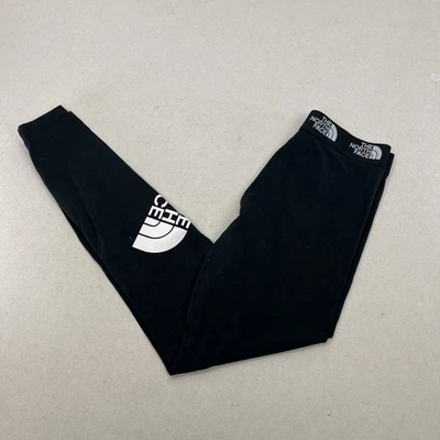 North Face Leggings Womans Size Small Black Spell Out - Image 1 of 4
