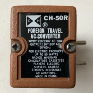 CH-50R Foreign Travel Ac-Converter Input 220/240 V AC 50 W Output 110/120 V - Picture 1 of 5