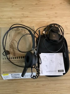 Jabra Engage 50 Corded Mono On Ear USB-C Headset 5093-610-189 - Picture 1 of 8
