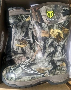 TIDEWE Rubber Hunting Boots Waterproof Insulated Camo Thinsulate 800 Size 11 - Picture 1 of 9