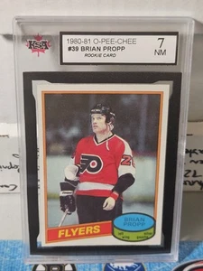 80-81 O-Pee-Chee Brian Propp Rookie KSA 7 🚨🚨🚨 Philadelphia Flyers  - Picture 1 of 2