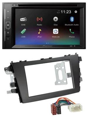 Pioneer Bluetooth MP3 USB 2DIN DAB DVD Autoradio für Suzuki Celerio LF ab 2014 - Bild 1 von 4