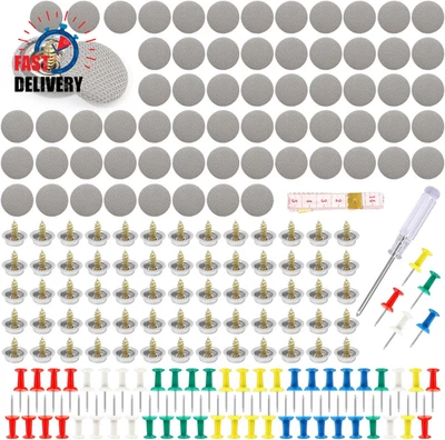 65 Pezzi Puntine per Cielo Auto, Kit Riparazione Cielo Auto, Vite per (65 Pezzi) - Immagine 1 di 4