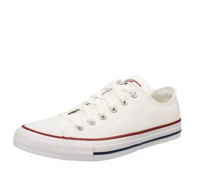 Converse All Star Ox Bianco - Donna Scarpe Sneakers Sportive - Immagine 1 di 3
