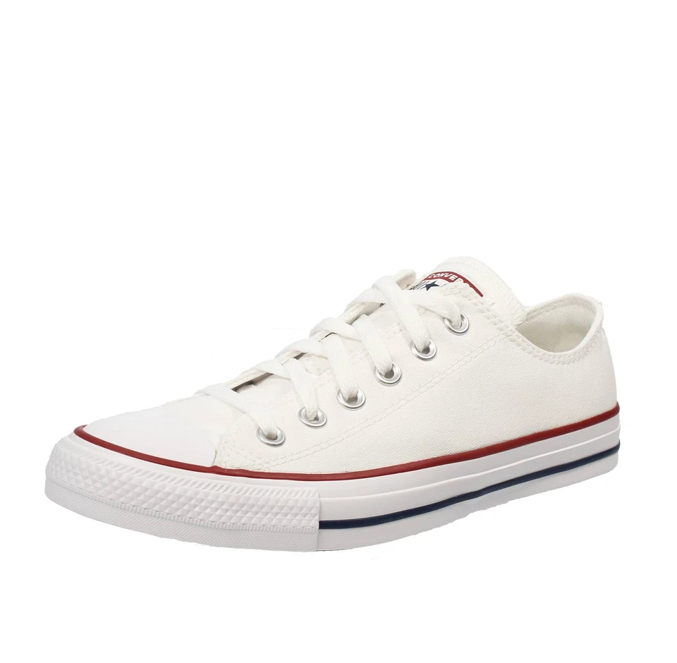 Converse All Star Ox Bianco - Donna Scarpe Sneakers Sportive - Imagen 1 de 3
