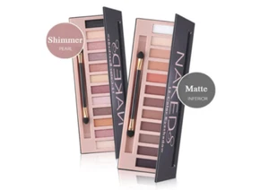 BestLand 2 Pack 12 Colors Makeup Nude Colors Eyeshadow Palette Natural Nude Matt - Picture 1 of 7