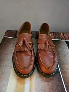 Adrian Woven Leather Tassel Loafers SZ 10 Mens/11 W - Picture 1 of 7