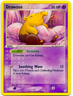 Drowzee 54/109 Non Holo Common EX Team Rocket Returns Pokemon NM With Tracking - Image 1 of 3