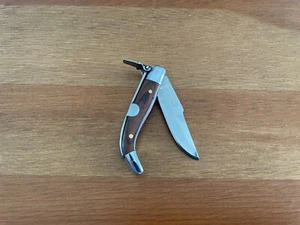 2" Spanisches Navaja Teja Albacete Taschenmesser rot Ausdauer Holz Schuppen - US-Verkäufer - Bild 1 von 10