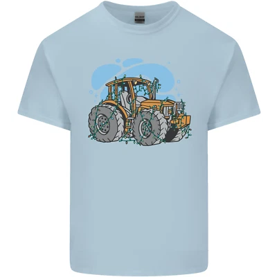 Christmas Tractor Farming Farmer Xmas Kids T-Shirt Boys Girls - Image 1 of 4
