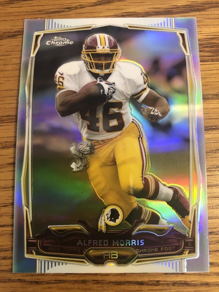 Alfred Morris 2014 Topps Chrome Refractor Redskins Card #52   *7490* - Image 1 of 1