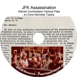 JFK Assassination - Warren Commission Vertical Files on Core Kennedy Topics - Picture 1 of 12