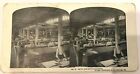 Antique Stereoview Card Mens Boys Clothing Factory Sears Roebuck Chicago Il No 9