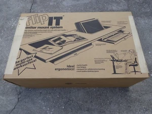 (1) FIH-19 SMARTDESKS 20" MONITOR SCHREIBTISCH KLAPPHALTERUNG NEU VERSIEGELT - Bild 1 von 7