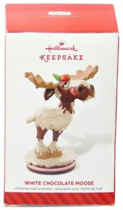 2014 Hallmark White Chocolate Moose Limited Quantity Ornament Damaged Box! - Picture 1 of 3