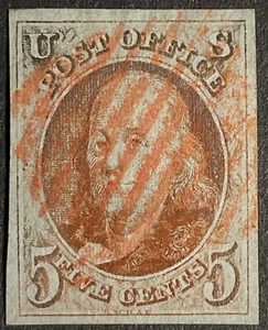 #1 Used PSE Graded 85 with Red Grid Cancel, PSE Certificate # 01260500 - Picture 1 of 2