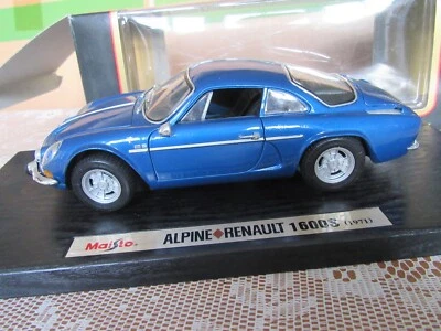 960Z Maisto 31850 Thailandia Alpine Renault A110 1600S 1971 Berlinette 1:18 Box - Immagine 1 di 4