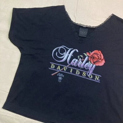 Vintage 80s 3D Emblem Harley Davidson T-shirt Milwaukee Wisconsin Motorcycle Tee Foto 1 de 4