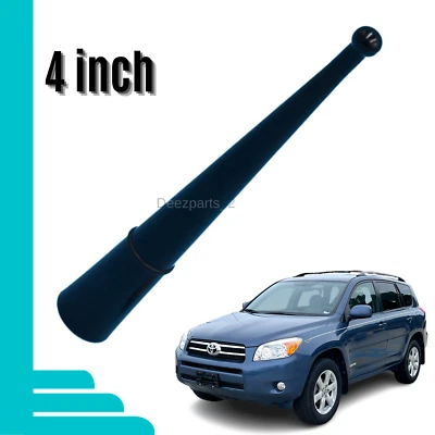 Antena de repuesto de 4 pulgadas negra para Toyota RAV4 2001-2008 Foto 1 de 4