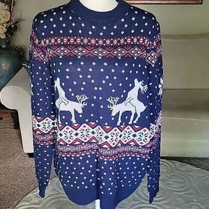 Maglione uomo brutto Tipsy Elves Renneer taglia L - Foto 1 di 9