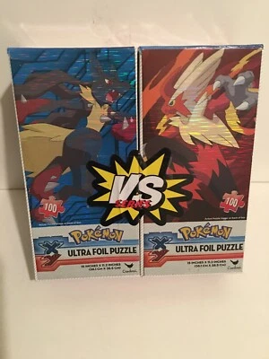 Pokemon VS Series 100 piece Ultra foil puzzle 2 pack New Factory Sealed - Image 1 of 2