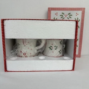 Temptations Ovenware Angel Handle 12 OZ Juego de 2 tazas horno lavavajillas microondas - Imagen 1 de 13