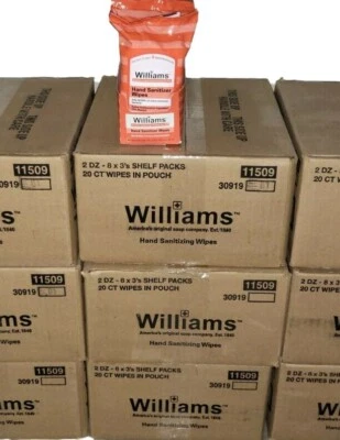 24 Pack of Hand Sanitizer Wipes 20ct per pack - Image 1 of 3