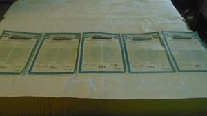 5 RAILROAD BOND CERTIFICATES; LOT # 7 - Picture 1 of 7
