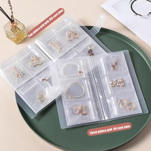 Jewelry Organizer Book Jewelry Holder Organizer Transparent Travel - Picture 1 of 14