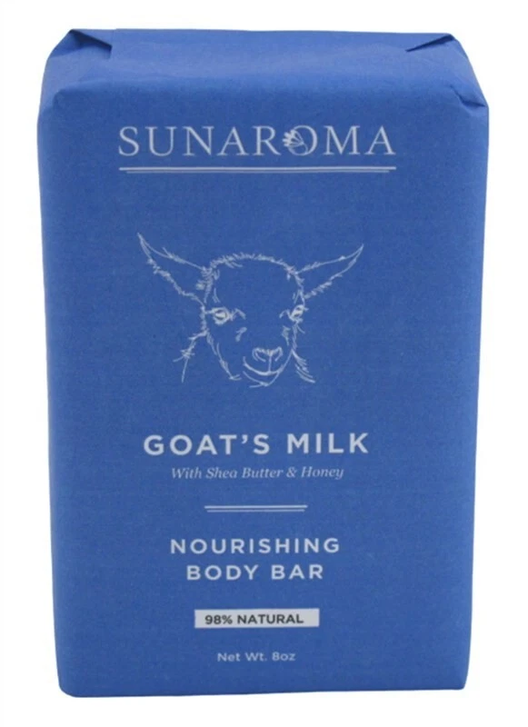 BL Sunaroma Soap Bar Goats Milk Shea Butter + Honey 8oz *Three Pack* - Image 1 of 1