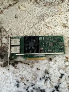 Adaptador de red Dell Intel X540-T2 K7H46 3DFV8 doble puerto 10 GbE soporte de bajo perfil - Imagen 1 de 7