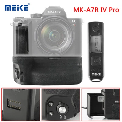Meike MK-A7R IV Pro Remote Battery Grip With Vertical Shutter Function For Sony  - Image 1 of 4