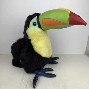 Discovery Channel Keel Billed Toucan Plush Stuffed Animal Toy 12" Self Stand - Picture 1 of 15