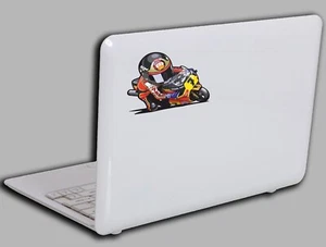 Imagen de dibujos animados Carreras Super Bike Barry Sheene (7) Calcomanía de carrera mundo motoGP - Imagen 1 de 5