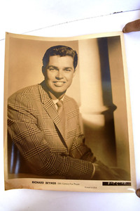 Vintage Richard Beymer Photograph 20Th Century Fox Player Printed In USA Collect